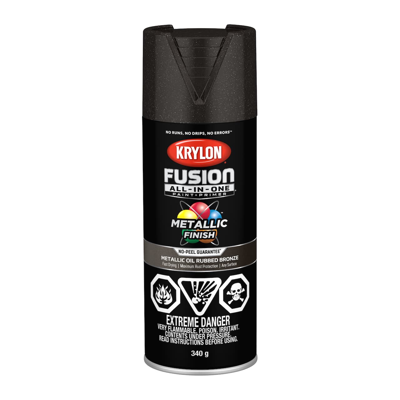 Peinture apprêt métallisée Fusion All-In-One de Krylon